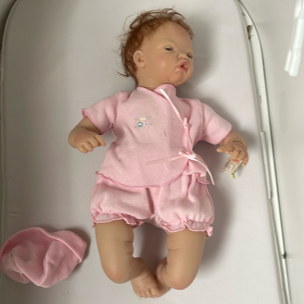 Living Baby Doll, Nina! Battery works head turns and her eyes open and close.